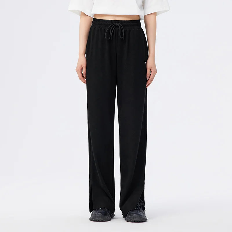 BLACK SUMMER BREEZE DRAWSTRING PANTS mfoya