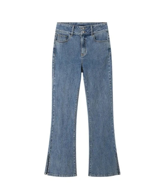 BOOTCUT SPLIT FLARE JEANS mfoya