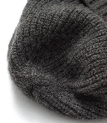 PLAID WOOL EAR BEANIE