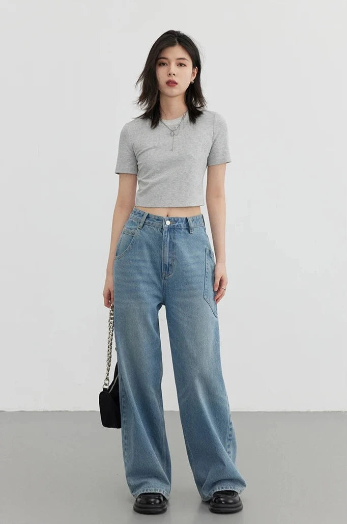 U-SHAPED HOLLOW CROP TOP mfoya