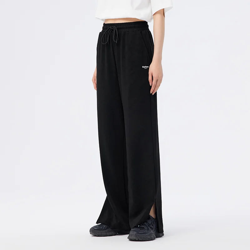 BLACK SUMMER BREEZE DRAWSTRING PANTS mfoya