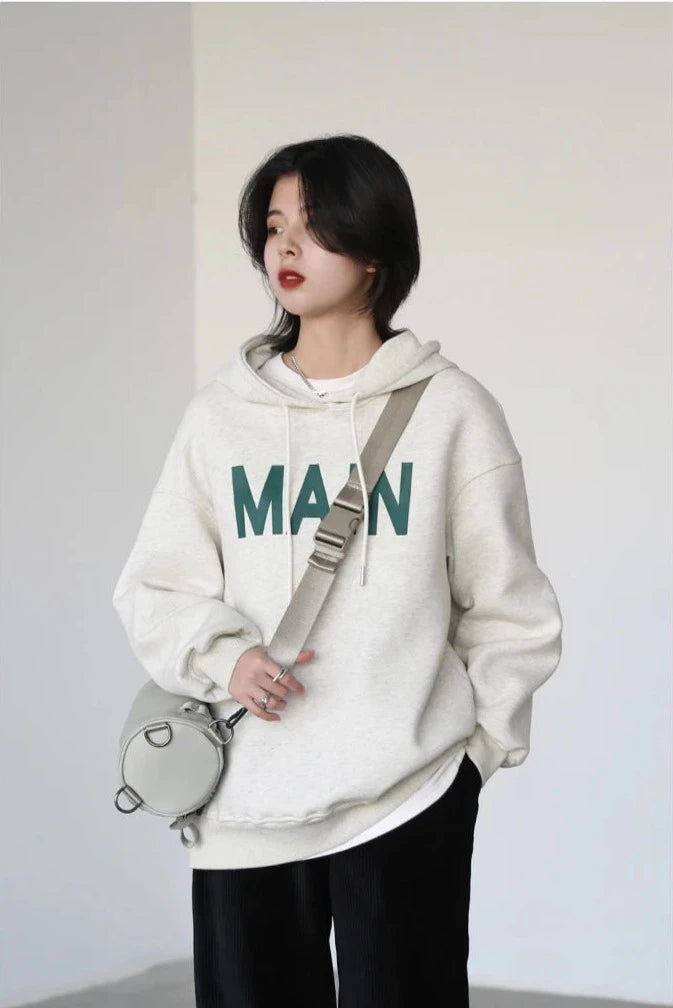 LG PLUSH HOODIE OUTERWEAR mfoya