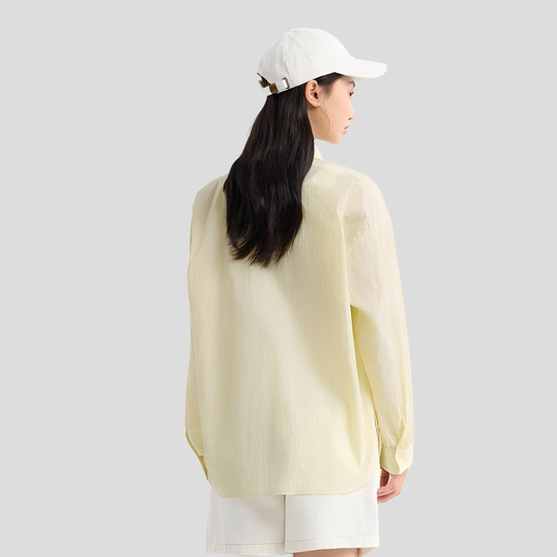 YELLOW CHIC CASUAL NYLON SHIRT mfoya