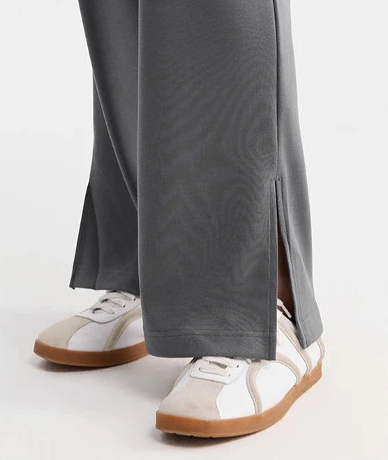 GRAY SUMMER BREEZE DRAWSTRING PANTS mfoya