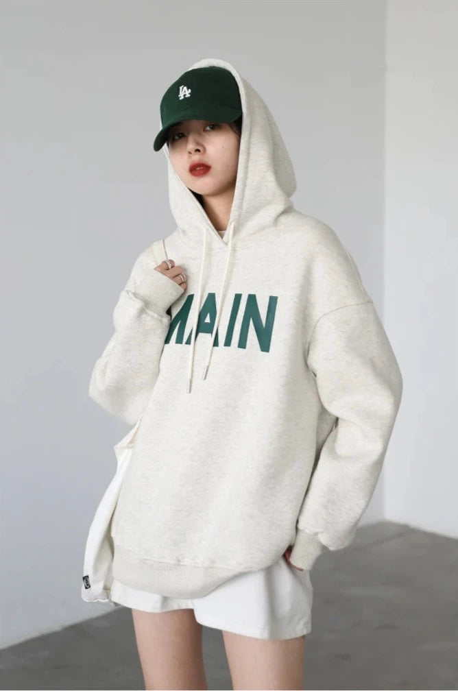 LG PLUSH HOODIE OUTERWEAR mfoya