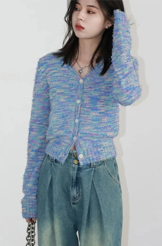 VIBRANT VIBE TIE DYE CARDIGAN mfoya