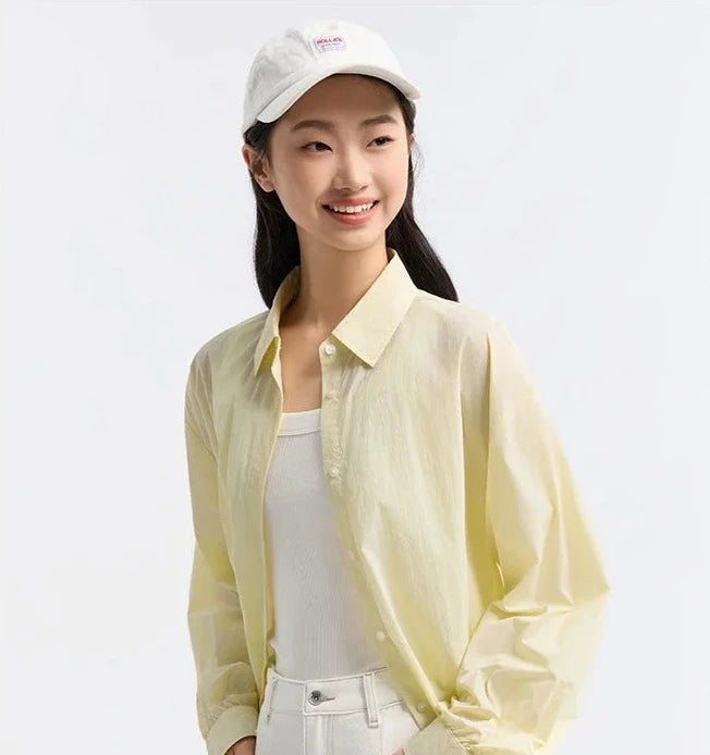 YELLOW CHIC CASUAL NYLON SHIRT mfoya