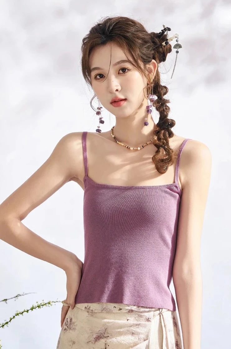 SOFT KNITTED BASIC CAMI mfoya