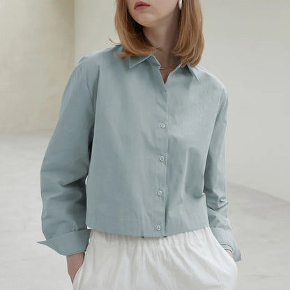 CHIC STREETWEAR COTTON BLOUSE