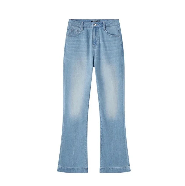 STYLISH MI-WAIST BOOTCUT JEANS mfoya