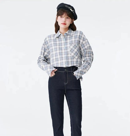 DENIM VERSATILE HIGH-WAISTED SLIM JEANS