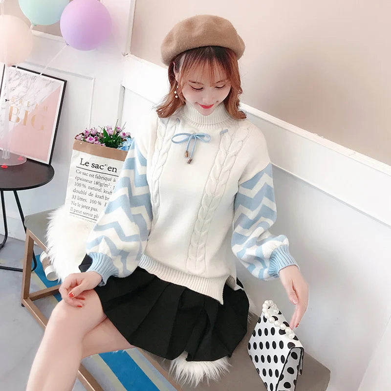 COZY STRIPE PULLOVER mfoya