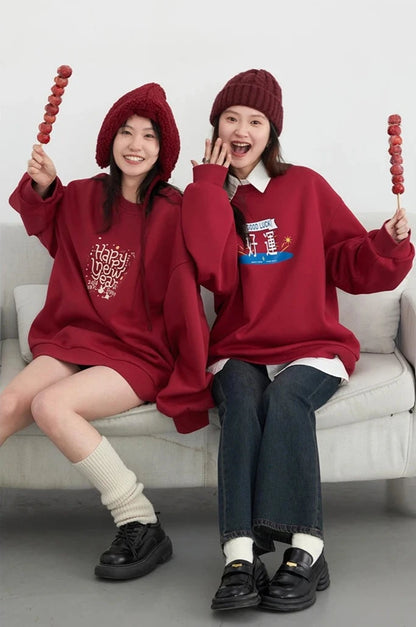 HNY PLUSH FOX FLEECE SWEATSHIRT