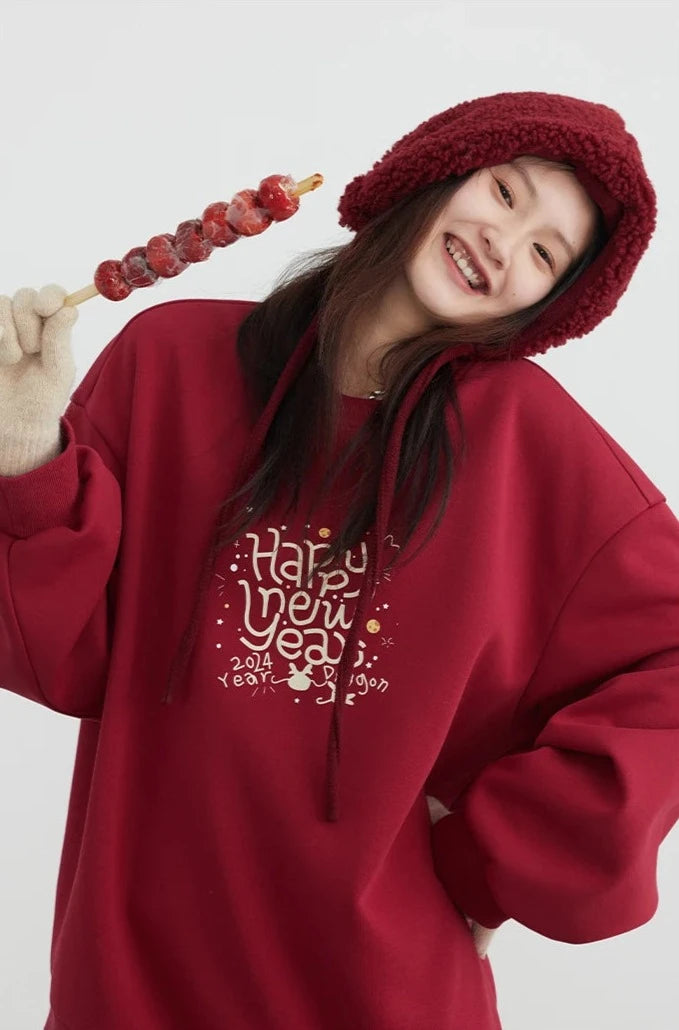 HNY PLUSH FOX FLEECE SWEATSHIRT mfoya