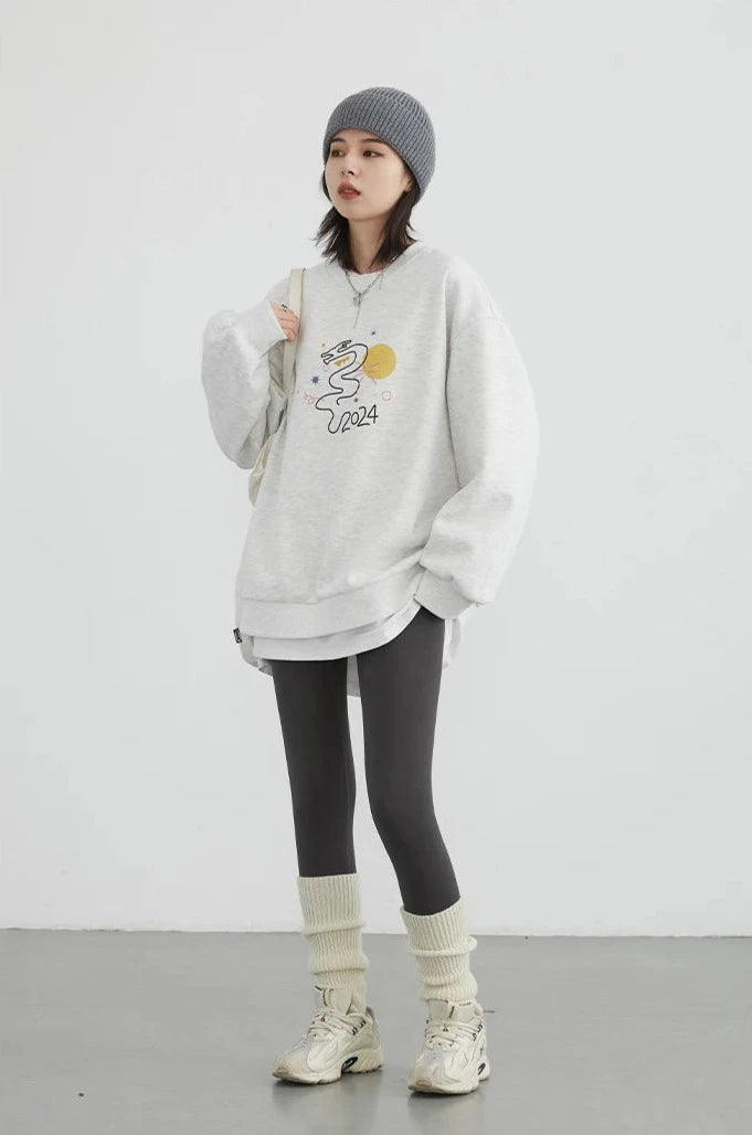 LG PLUSH FOX FLEECE SWEATSHIRT mfoya