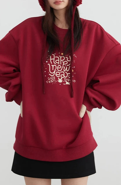 HNY PLUSH FOX FLEECE SWEATSHIRT